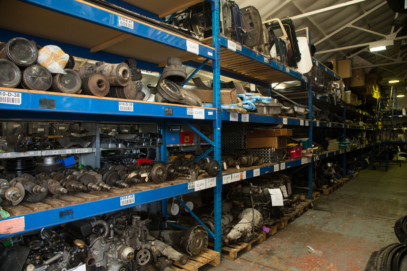 Alternators on a shelf